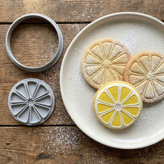 Fresh Citrus Slice Cookie Cutter & Stamp Set | Food-Grade PLA