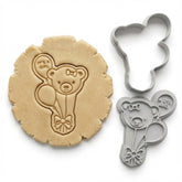 It’s A Girl Teddy Bear Cookie Cutter & Stamp Set | Food-Grade PLA