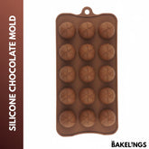 15-Cavity Spiral Swirl Shape Silicone Chocolate Mold