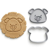 Sweet Piggy Cookie Cutter & Stamp Set | Food-Grade PLA