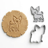 Chihuahua Cookie Cutter & Stamp Set | Food-Grade PLA