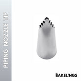 Stainless Steel Piping Nozzle Tip – Decorative Pattern Series | Model #216