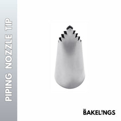 Stainless Steel Piping Nozzle Tip – Decorative Pattern Series | Model #216