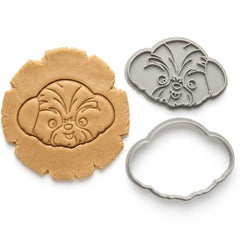 Shih Tzu Cookie Cutter & Stamp Set | Food-Grade PLA