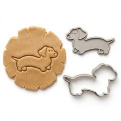 Dachshund Wiener Cookie Cutter & Stamp Set | Food-Grade PLA