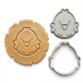 Chubby Chick Cookie Cutter & Stamp Set | Food-Grade PLA