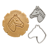 Majestic Horse Cookie Cutter & Stamp Set | Food-Grade PLA