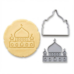 Traditional Mosque Cookie Cutter & Stamp | Food-Grade PLA