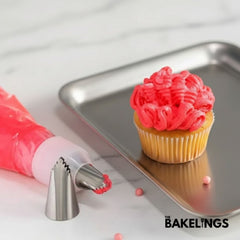 Stainless Steel Piping Nozzle Tip – Decorative Pattern Series | Model #216