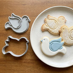 Spiritual Dove Cookie Cutter & Stamp | Food-Grade PLA