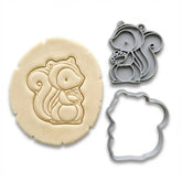 Nutty Squirrel Cookie Cutter & Stamp | Food-Grade PLA