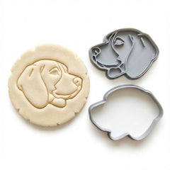 Loyal Hound Profile Cookie Cutter & Stamp | Food-Grade PLA