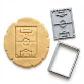 Football Field Cookie Cutter & Stamp | Food-Grade PLA