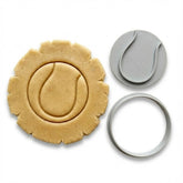 Classic Tennis Ball Cookie Cutter & Stamp | Food-Grade PLA