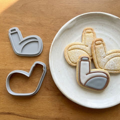 Golf Club Cookie Cutter & Stamp | Food-Grade PLA