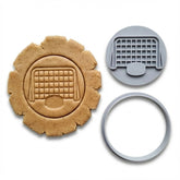 Ice Hockey Goal Cookie Cutter & Stamp | Food-Grade PLA