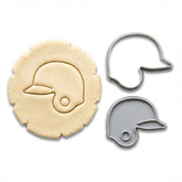 Baseball Batting Helmet Cookie Cutter & Stamp | Food-Grade PLA
