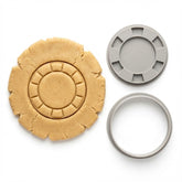 Casino Poker Chip Cookie Cutter & Stamp | Food-Grade PLA