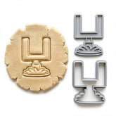 American Football Goal Cookie Cutter & Stamp | Food-Grade PLA