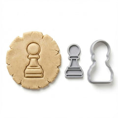 Pawn Chess Piece Cookie Cutter & Stamp | Food-Grade PLA