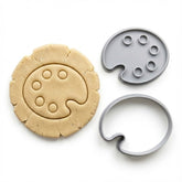 Artist Palette Cookie Cutter & Stamp | Food-Grade PLA