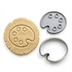 Artist Palette Cookie Cutter & Stamp | Food-Grade PLA