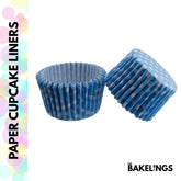 Cupcake Liners Sky Blue Polka Dots 32 Pcs