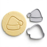 Santa Hat Cookie Cutter & Stamp | Food-Grade PLA