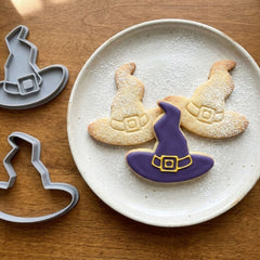 Classic Witch Hat Cookie Cutter & Stamp | Food-Grade PLA
