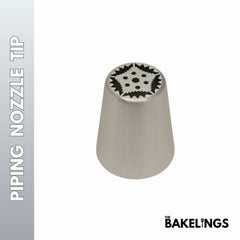 Stainless Steel Piping Nozzle Tip – Decorative Pattern Series | Model #222