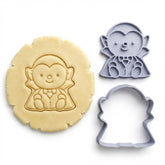 Kawaii Vampire Cookie Cutter & Stamp | Food-Grade PLA
