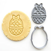 Easter Basket With Bow Cookie Cutter & Stamp | Food-Grade PLA