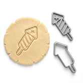 Firework Rocket Cookie Cutter & Stamp | Food-Grade PLA