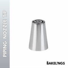 Stainless Steel Piping Nozzle Tip – Decorative Pattern Series | Model #224