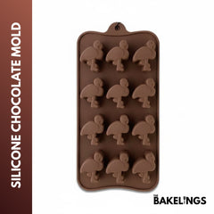 12-Cavity Flamingo Shape Silicone Chocolate Mold
