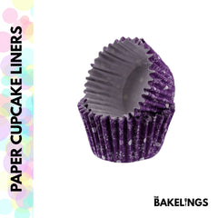 Cupcake Liners Purple Snowflake 32 Pcs