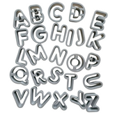 Complete Alphabet Set (A-Z) Cookie Cutter & Stamp Set – Food-Grade PLA