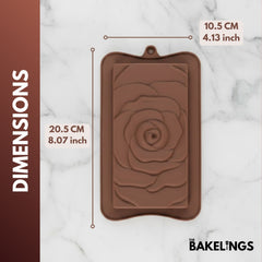 Big Rose Shape Silicone Chocolate Mold