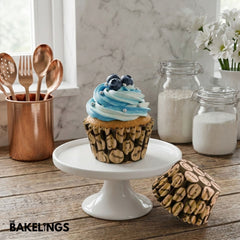 Cupcake Liners Yellow Smiley 32 Pcs