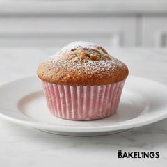 Cupcake Liners Pink Snowflake 32 Pcs