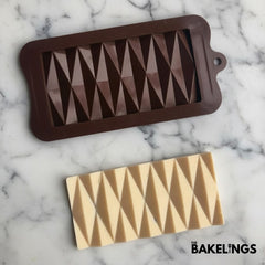 3D Prism Shape Silicone Chocolate Mold