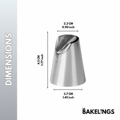 Stainless Steel Piping Nozzle Tip – Decorative Pattern Series | Model #229