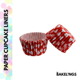 Cupcake Liners Sweetheart Red 32 Pcs