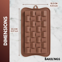 Basket Weave Shape Silicone Chocolate Mold