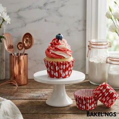 Cupcake Liners Sweetheart Red 32 Pcs