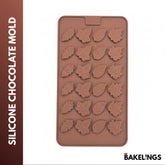 24-Cavity Small Leaves Shape Silicone Chocolate Mold