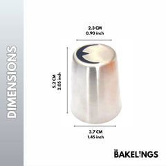 Stainless Steel Piping Nozzle Tip – Decorative Pattern Series | Model #233