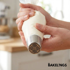 Stainless Steel Piping Nozzle Tip – Decorative Pattern Series | Model #235