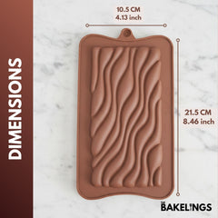 Wave Shape Silicone Chocolate Mold