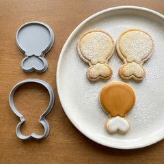 Crispy Turkey Leg Drumstick Cookie Cutter & Stamp Set | Food-Grade PLA